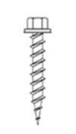 fasteners hex head screw no washer