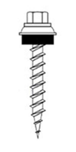 fasteners hex head screw with washer