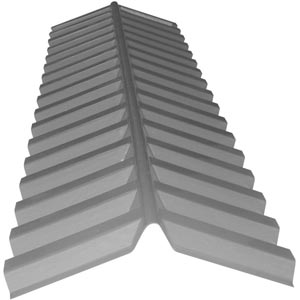 clear 50l x 12w ridge cap